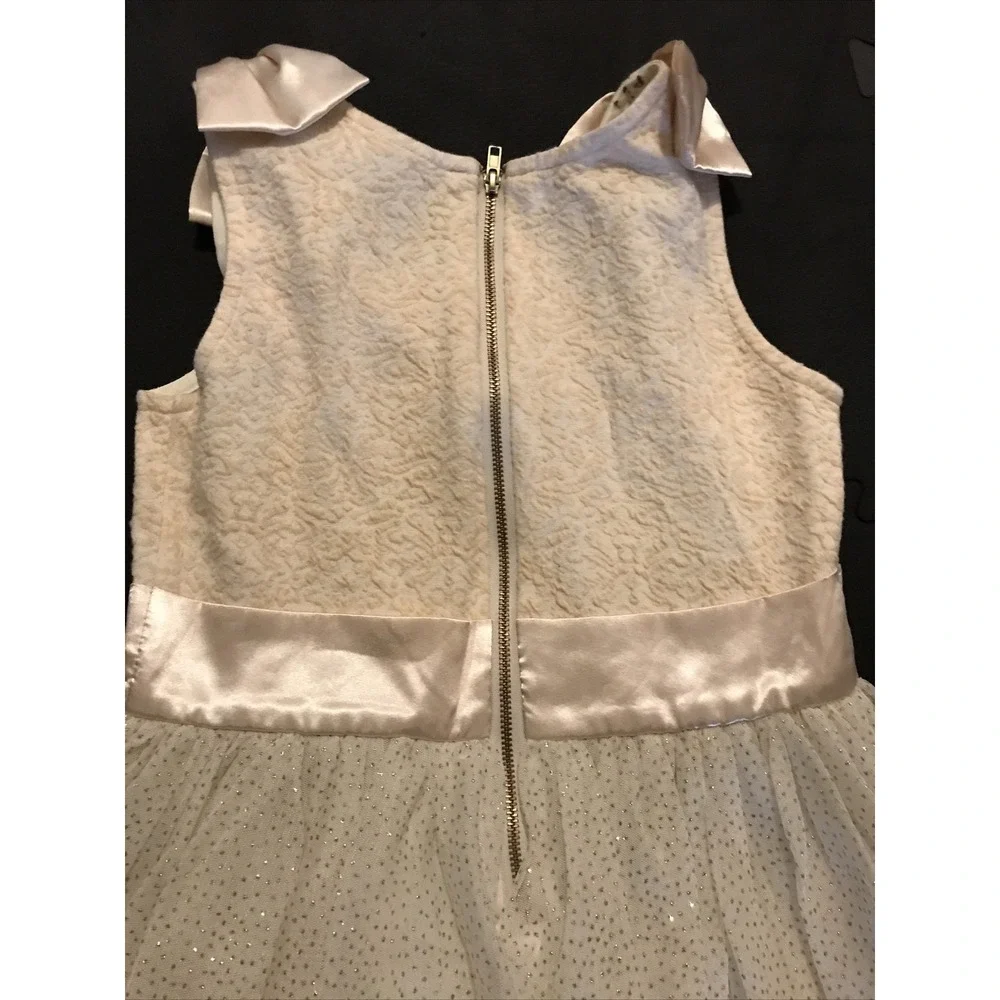 American Girl Gorgeous Gold Fancy Dress for Big Girls, Euc. Size 10‎